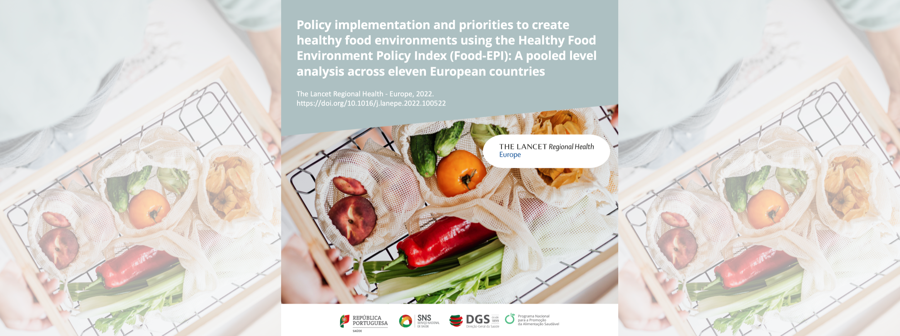 Resultados do Food-EPI Portugal e de mais 10 países europeus publicados na revista The Lancet Regional Health – Europe