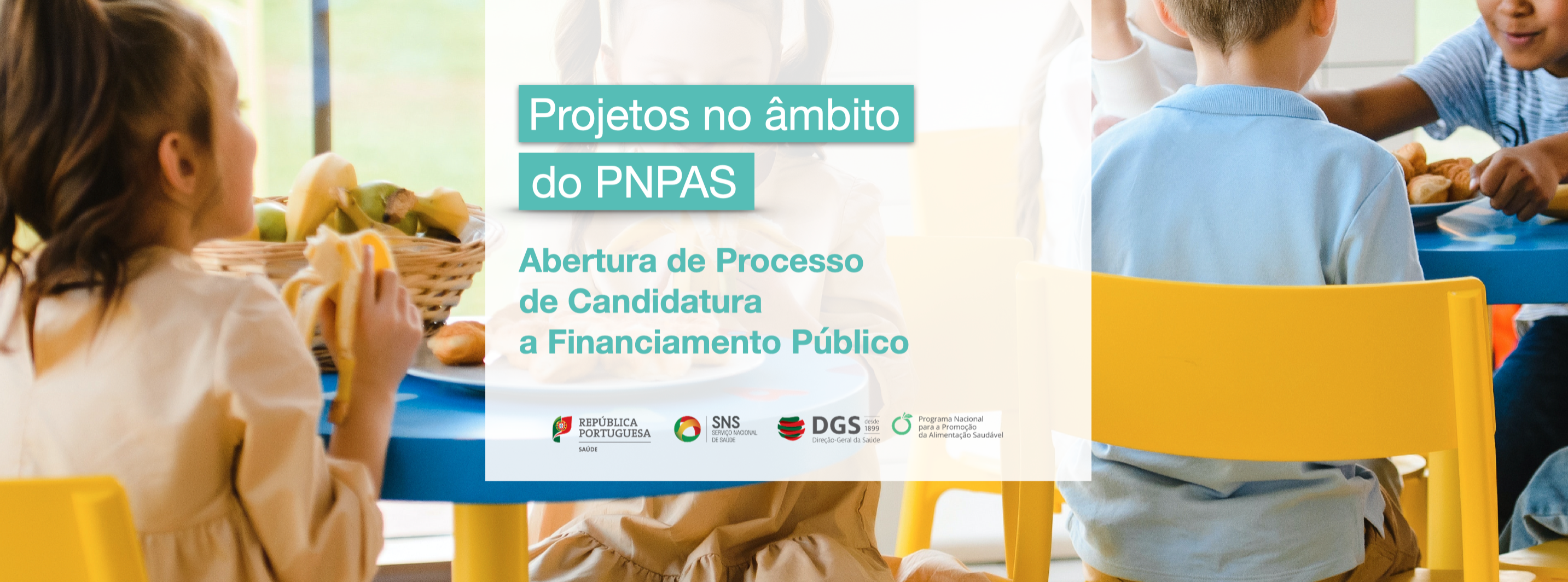 Abertura do Processo de Candidatura a Financiamento Público a Projetos no âmbito do PNPAS