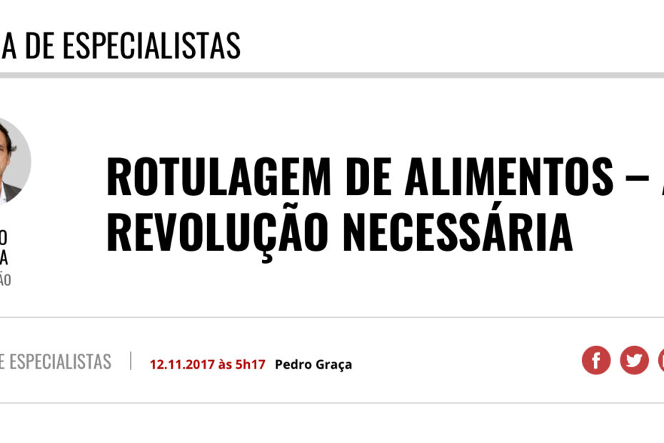 Rotulagem de alimentos - A revolução necessária 5