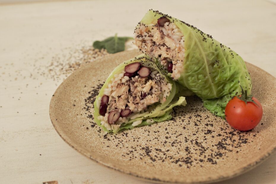 Burrito de sardinha e couve lombarda 5