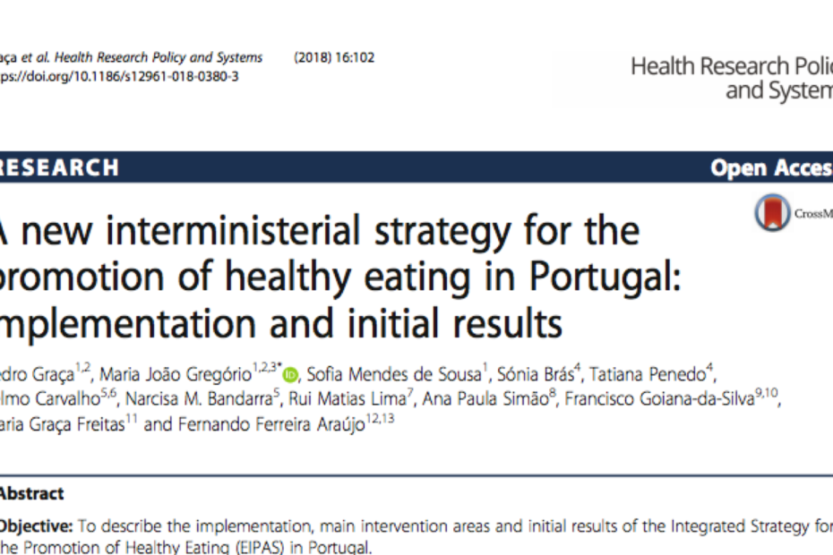 Artigo sobre EIPAS publicado em revista Internacional 4