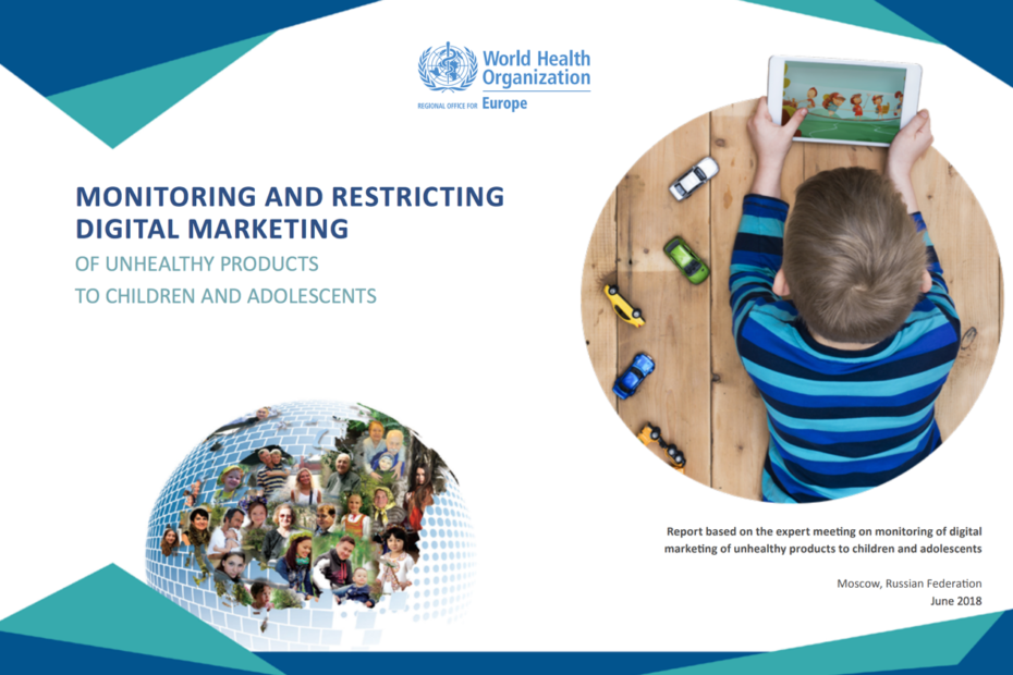 Monitorização e restrição do marketing digital | OMS 1