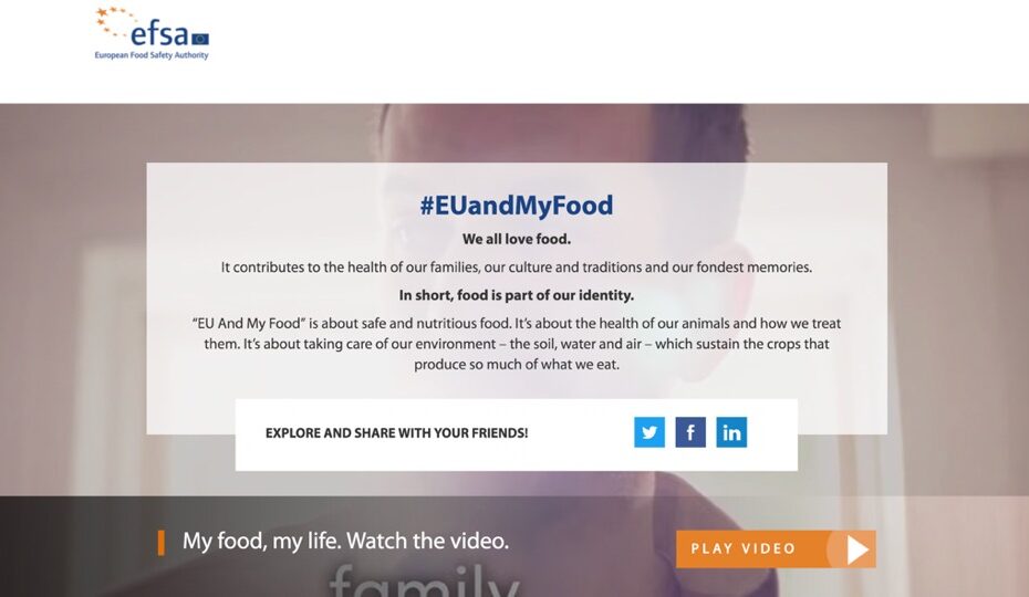 #EUandMyFood - Campanha EFSA "A UE e a minha alimentação" 2