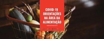 COVID-19 Orientações na área da Alimentação 5