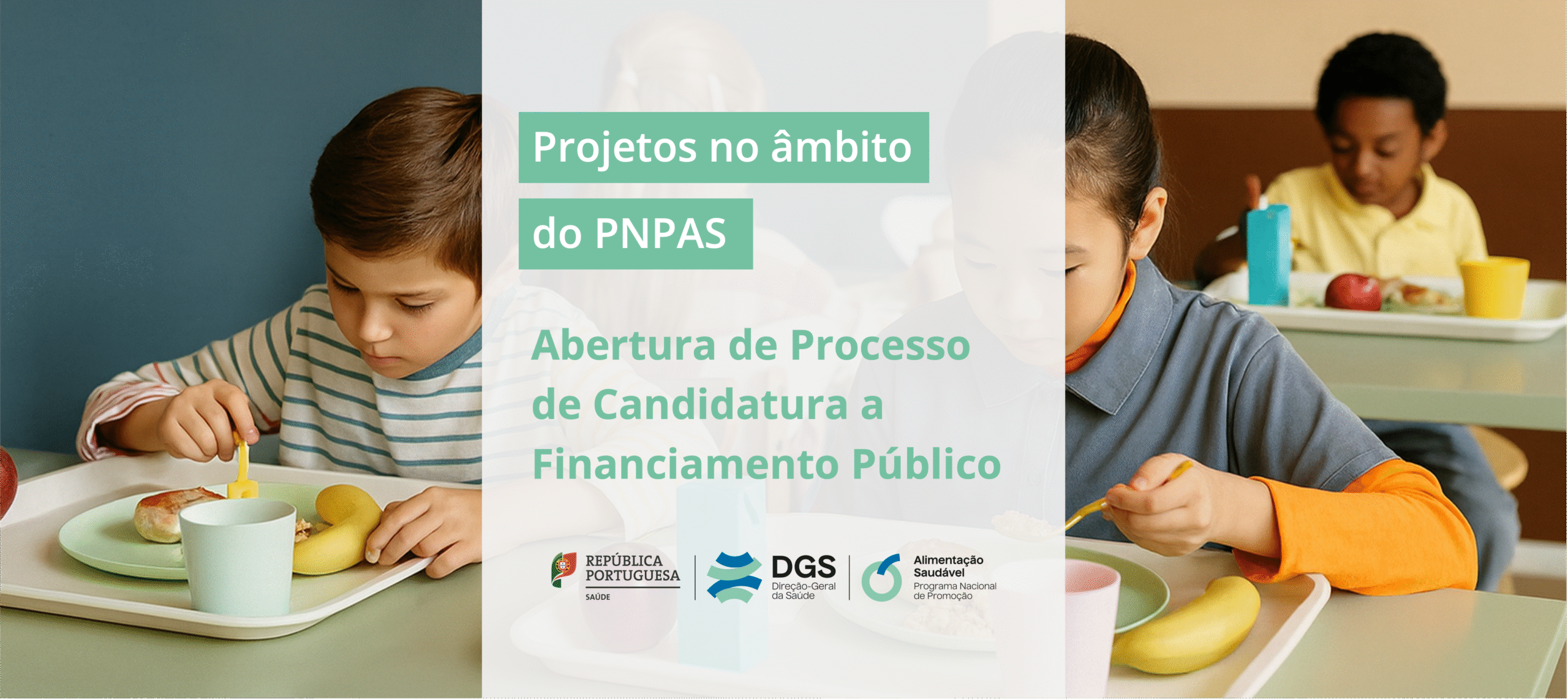 Abertura de concurso a financiamento público para projetos na área da alimentação escolar 2