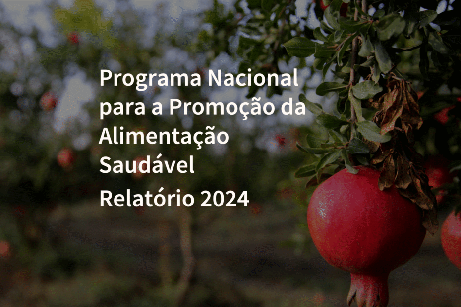 Relatório do Programa Nacional para a Promoção da Alimentação Saudável 2024 3
