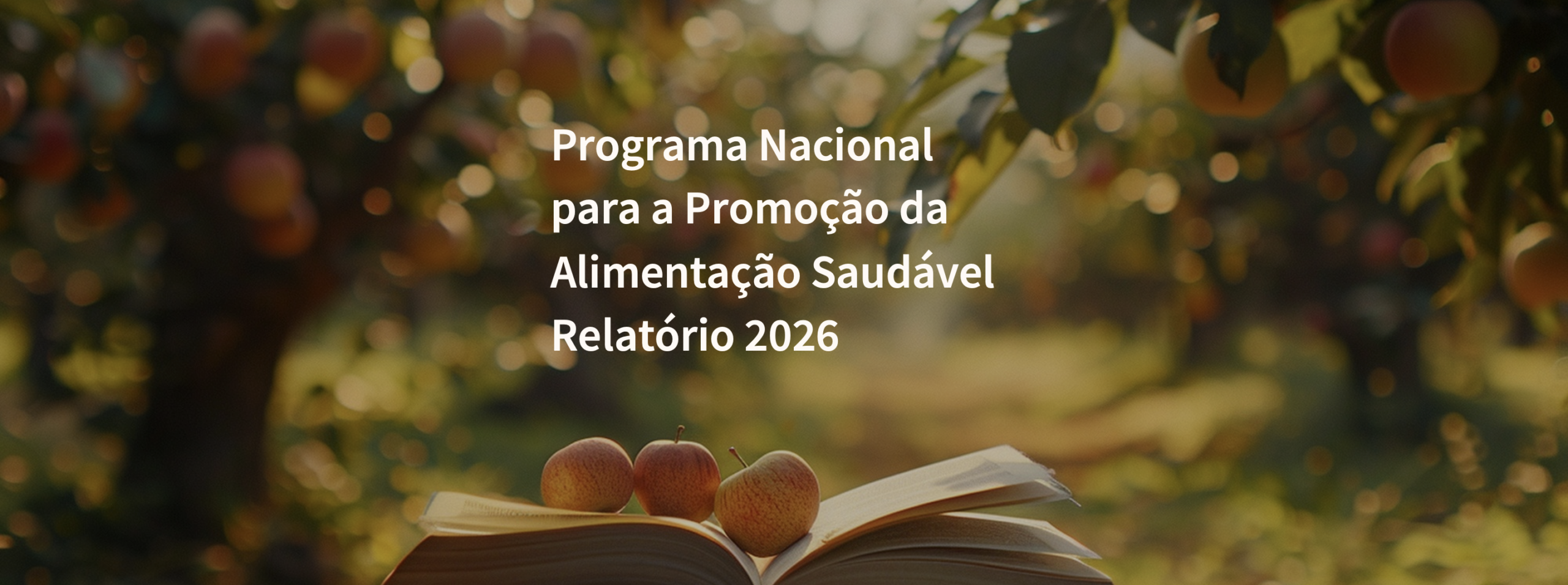 Relatório do Programa Nacional para a Promoção da Alimentação Saudável 2026 2
