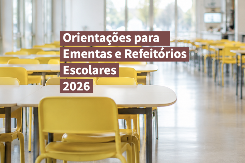 Novas orientações promovem refeições mais saudáveis nas escolas 1 refeitórios escolares