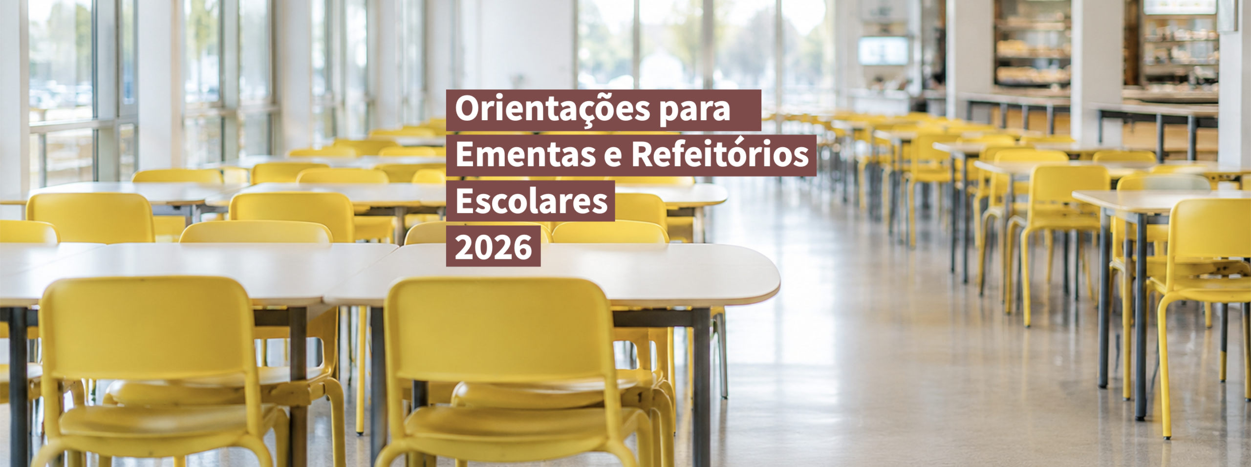 refeitórios escolares